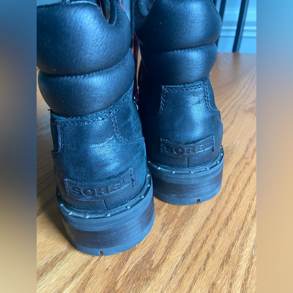 EUC LIKE NEW SOREL Ainsley CONQUEST Leather Hikers - Picture 8 of 10